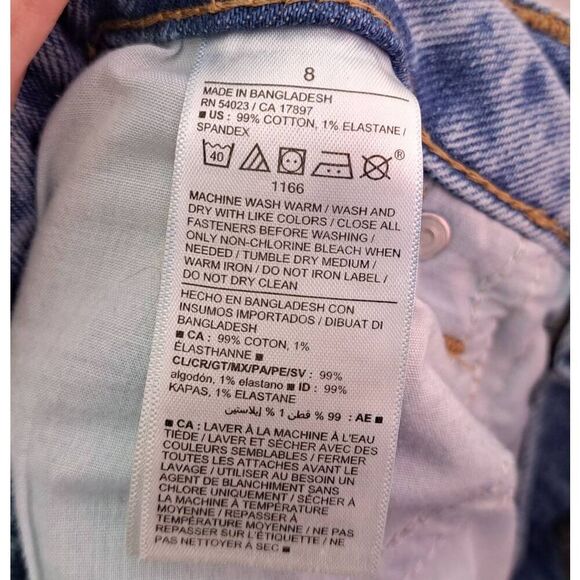 Old Navy Women's High Rise OG Loose Jeans Nessa Light Wash sz 8 - Picture 7 of 8